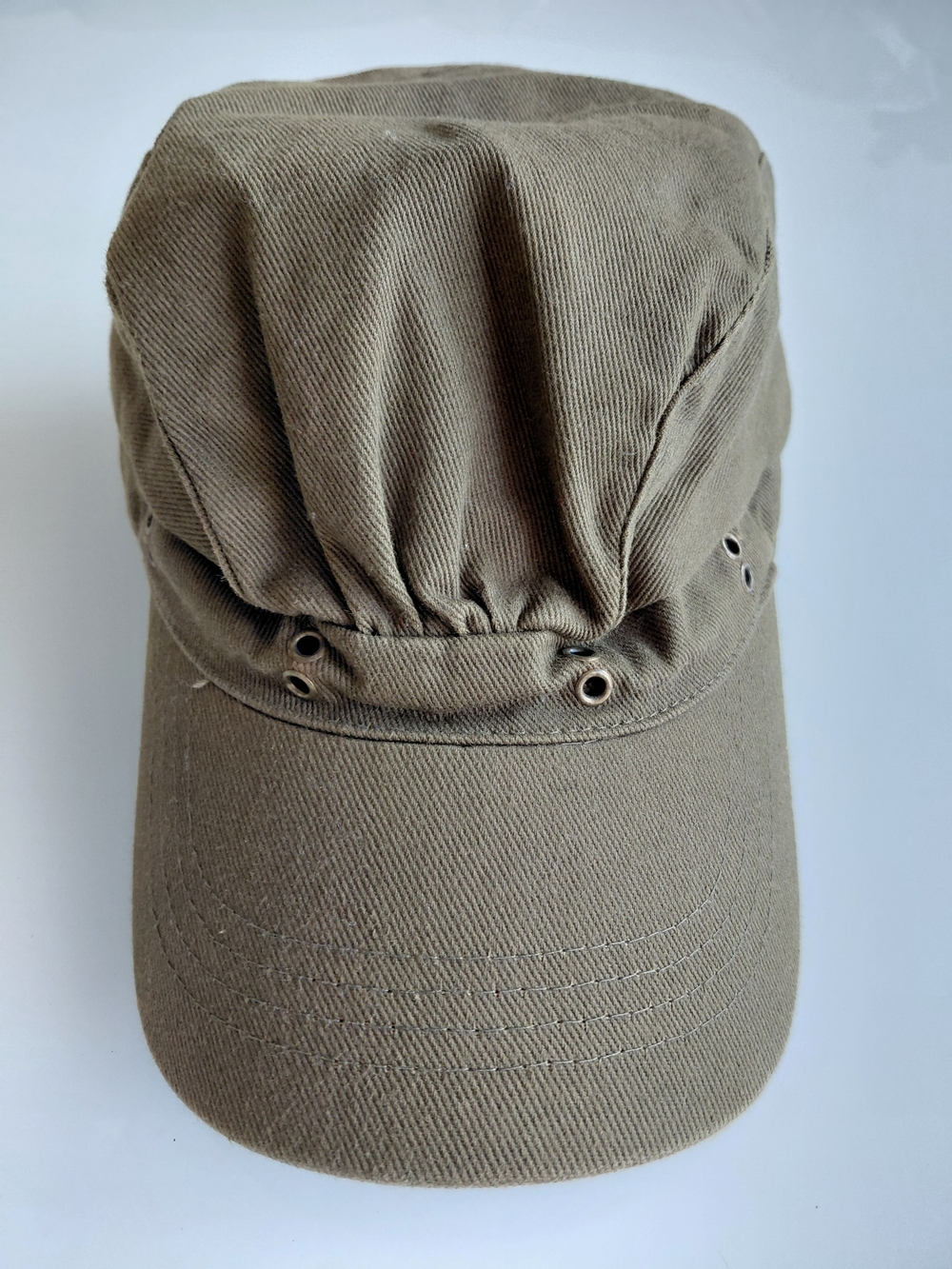 Military-Style Cap - Olive Green